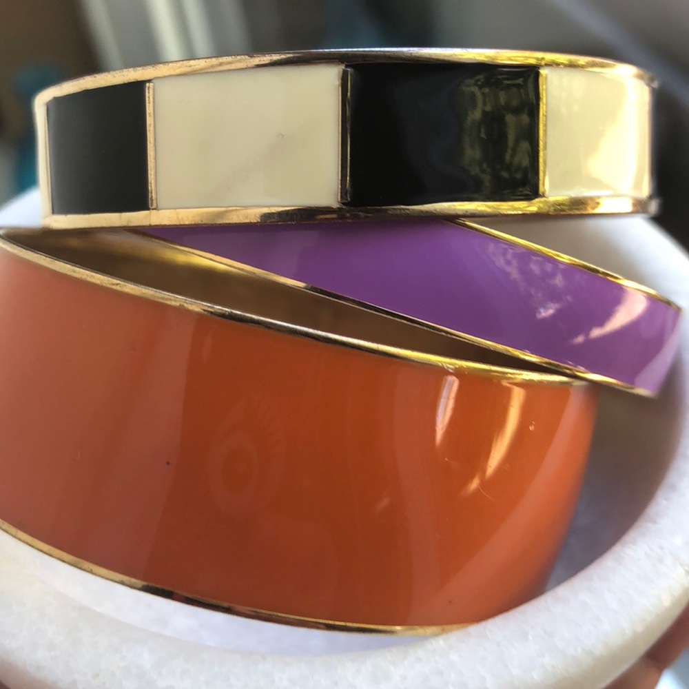 J.Crew enamel bangles bracelets